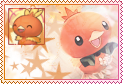 Stamp of Torchic from pokemon super mystery dungeon